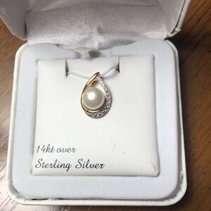 Sterling Silver Pearl Pendant